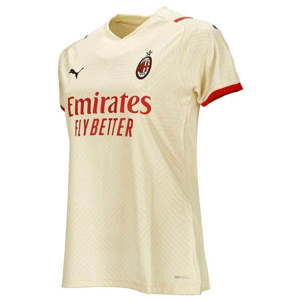 Camisetas AC Milan Replica Segunda Ropa Mujer 2021/22